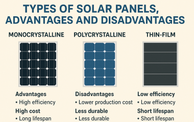 Виды солнечных панелей, преимущества и недостатки