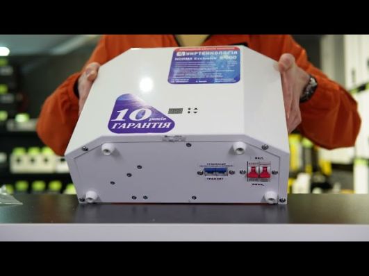 Стабилизатор напряжения Укртехнология NORMA Exclusive 5000 video 0