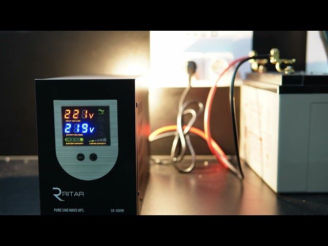 ИБП Ritar SK-800VA LCD (500 Вт)