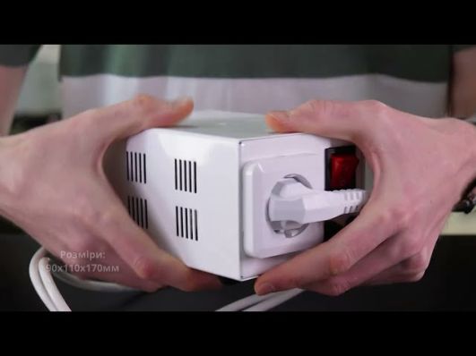 Стабілізатор напруги ДІА-Н СН-300-Х (300 Вт) video 0