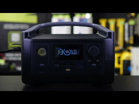 Портативная електростанция EcoFlow RIVER (288Wh) (EFRIVER600-EU) video 0