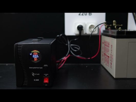ИБП Ritar SK-500VA LED (300 Вт) video 0