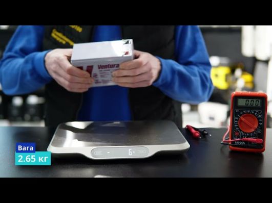 Аккумулятор Ventura HRL 1234W (9Aг) video 0