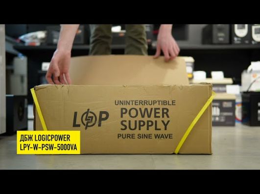 ДБЖ LogicPower LPY-W-PSW-5000VA+ (4148) video 0