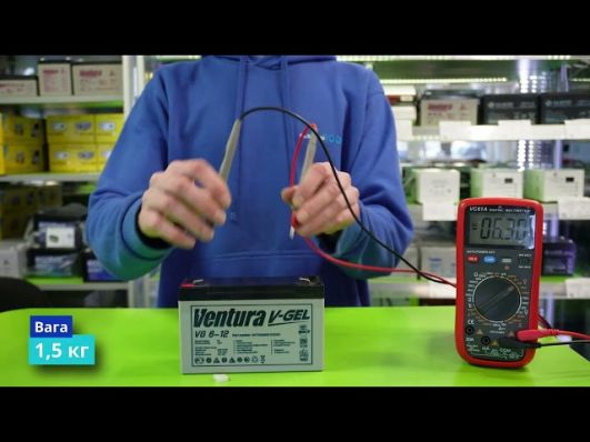 Аккумулятор Ventura VG 6-12 GEL (гелевый) video 0