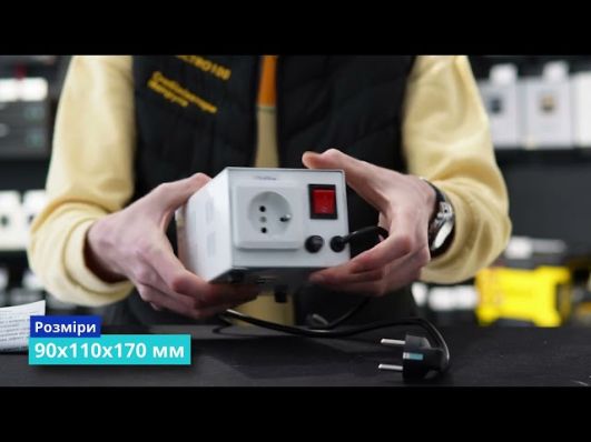 Стабилизатор напряжения ДИА-Н СН-600-М (600 Вт) video 0