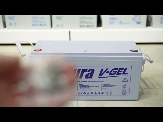 Аккумулятор Ventura VG 12-150 GEL (гелевый) video 0