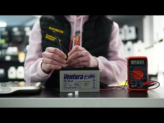 Аккумулятор Ventura VG 12-9 GEL (гелевый) video 0