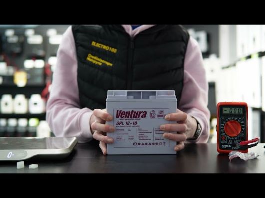 Акумулятор Ventura GPL 12-18 AGM video 0