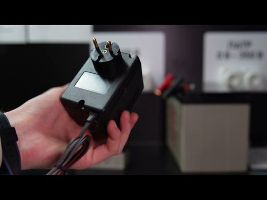 Автоматическое зарядное устройство MasterWatt 0,3–0,8А 12В Мото video 0