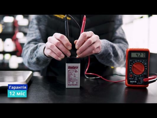 Акумулятор Ventura GP 4-4,5 AGM video 0