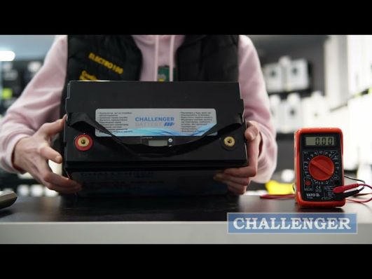 Акумулятор Challenger LF12-100 LiFePO4 (пластик. корпус) video 0