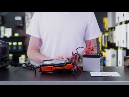 Зарядное устройство для АКБ BJC BC-4A (6/12В, IP65) video 0