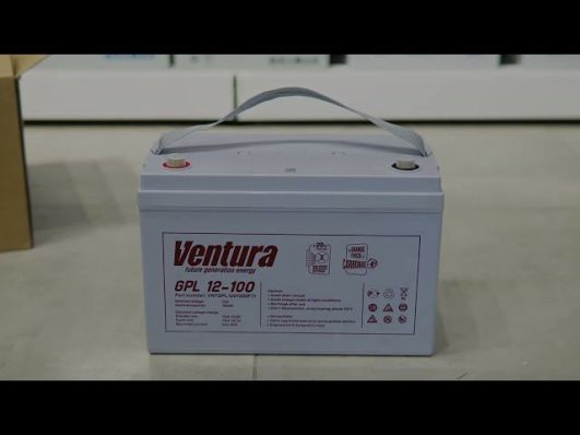 Акумулятор Ventura GPL 12-100 AGM video 1