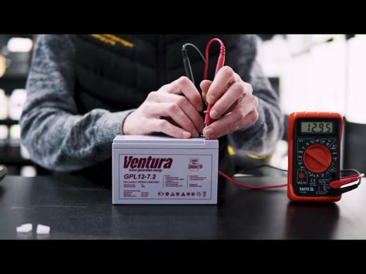 Аккумулятор Ventura GP 12-7,2 AGM video 0