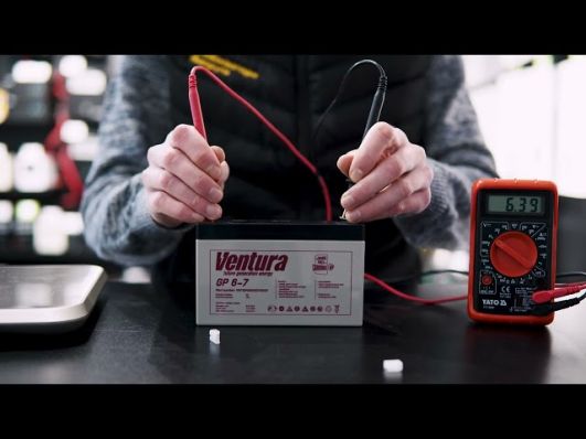 Аккумулятор Ventura GP 6-7 AGM video 0