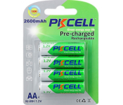 Акумулятор PKCELL 1,2V AA 2600 mAh NiMh, 4шт/блістер (09319)