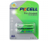 Аккумулятор PKCELL 1,2V AA 600 mAh NiMH, 2 шт/блистер (09320)