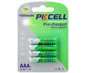 Акумулятор PKCELL 1,2V AAA 1000 mAh NiMh, 4шт/блістер (09323)