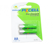 Акумулятор PKCELL 1,2V AA 2000 mAh NiMh, 2шт/блістер (09327)