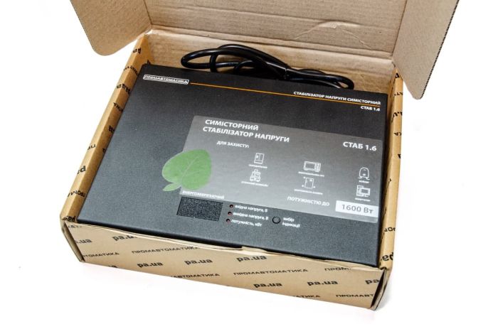 Стабілізатор напруги Промавтоматика СТАБ 1.6 (1,6 кВт)