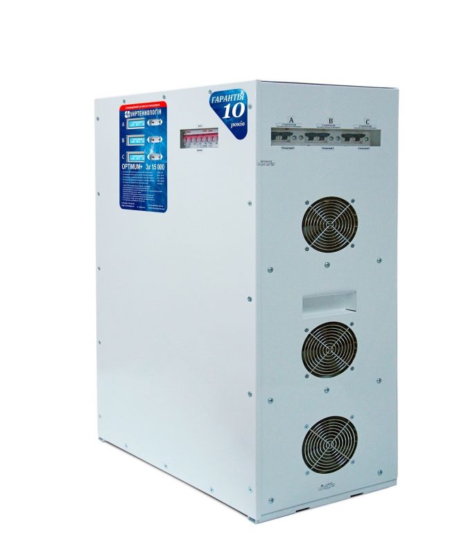 Стабилизатор напряжения Укртехнология OPTIMUM+ 15000х3