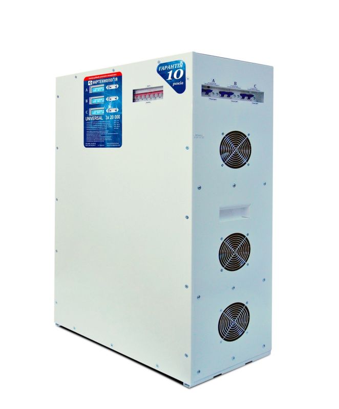Стабилизатор напряжения Укртехнология UNIVERSAL 20000x3