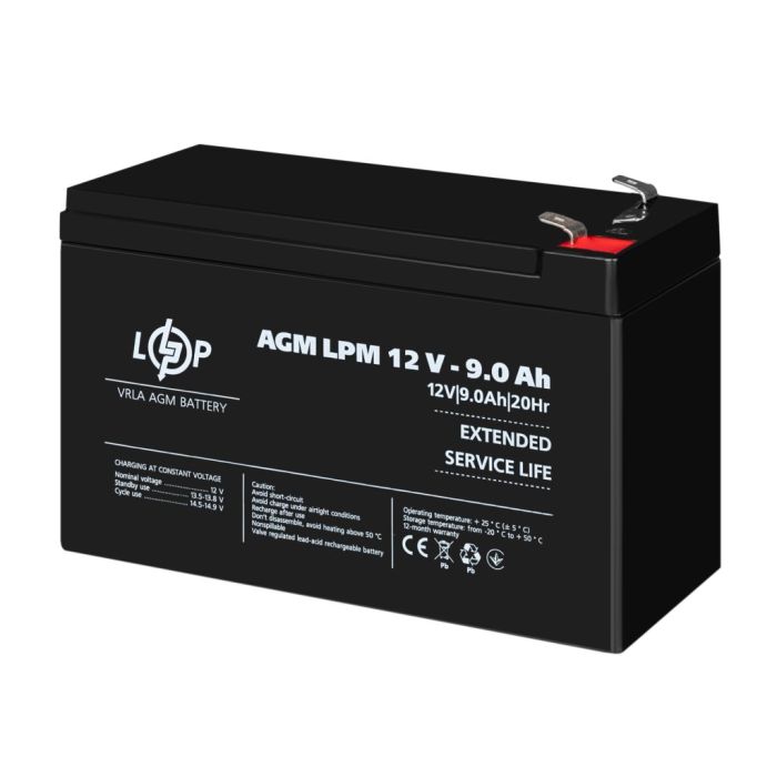 Акумулятор LogicPower LPM 12V - 9 Ah AGM (3866)
