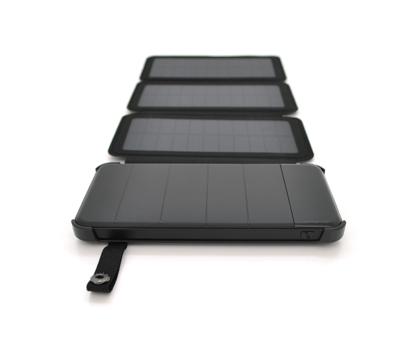 УМБ Solar 12000 mAh, 3P Black (PowerBank)