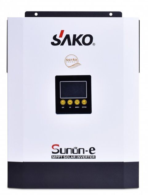 Солнечный инвертор SAKO 3000-24, 3000VA/2,4кВт 24V ток заряда 0-80 A