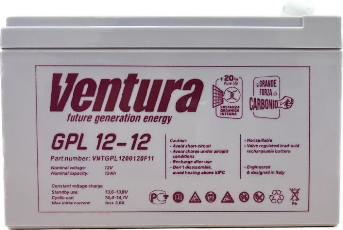 Аккумулятор Ventura GPL 12-12 AGM