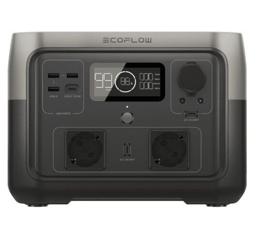 Портативная електростанция EcoFlow RIVER 2 MAX (512Wh) (ZMR610-B-EU)