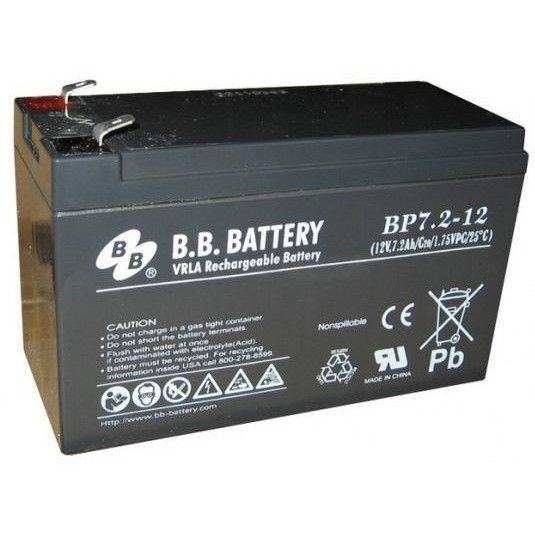 Акумулятор BB Battery BP7,2-12 AGM