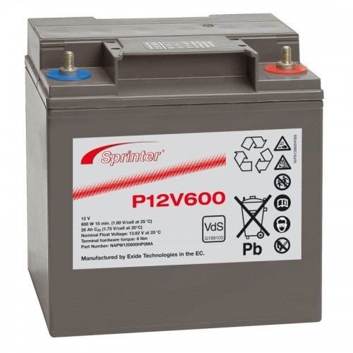 Акумулятор Sprinter P12V600 AGM