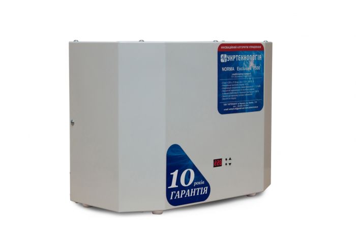 Стабилизатор напряжения Укртехнология NORMA Exclusive 7500