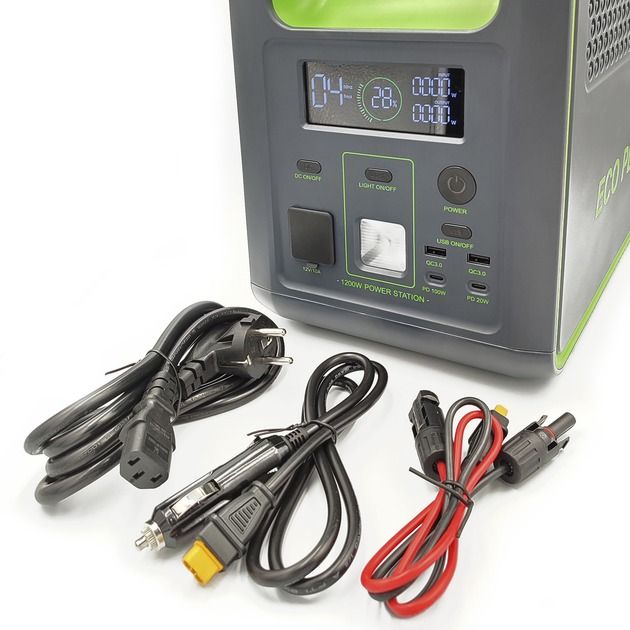Портативная електростанция EcoPlay SYD1200 1200 Вт (1248Wh)