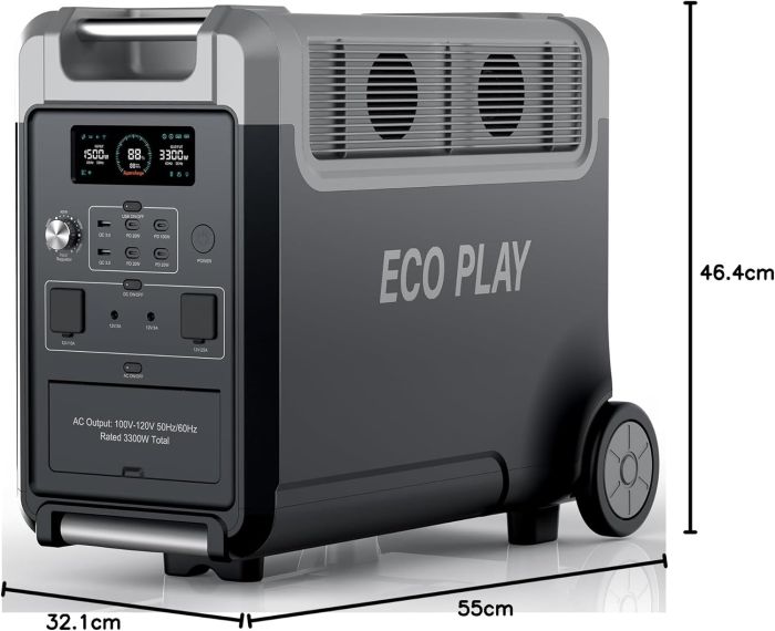 Портативная електростанция EcoPlay SYD3600 3600 Вт (3840Wh)