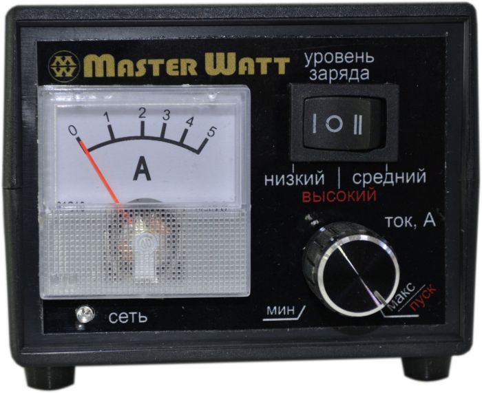Зарядний пристрій MasterWatt 12В 5,5А (з регулятором)