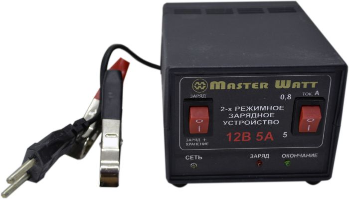 Автоматичний зарядний пристрій MasterWatt 0.8-5А 12В
