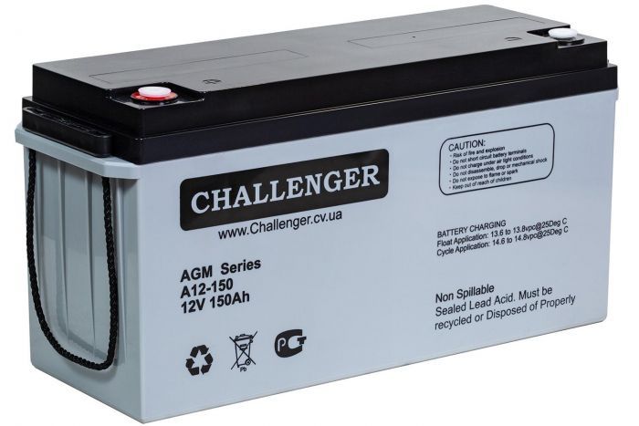 Акумулятор Challenger A12-150 AGM
