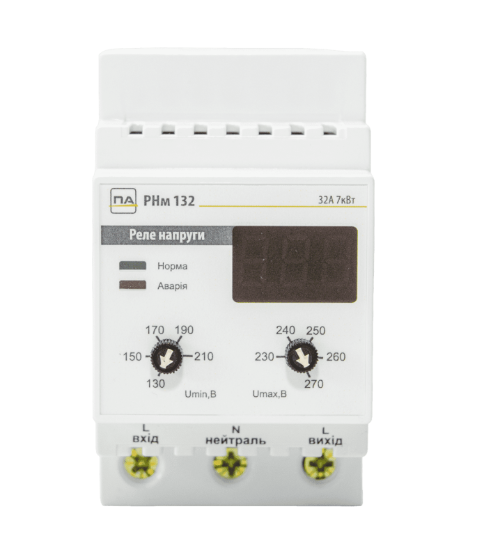 Реле напруги Промавтоматика РНм 132