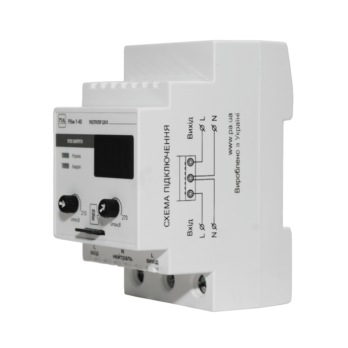 Реле напруги Промавтоматика РНм 140Х