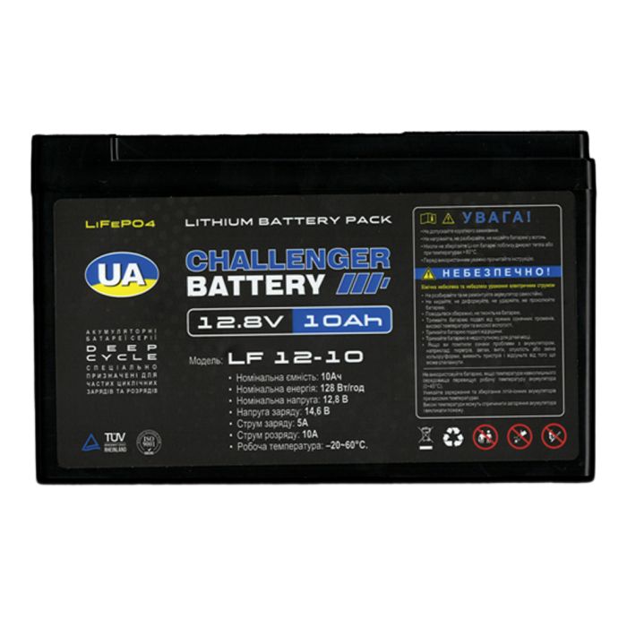 Аккумулятор Challenger LF12-10 LiFePO4 (пластик. корпус)