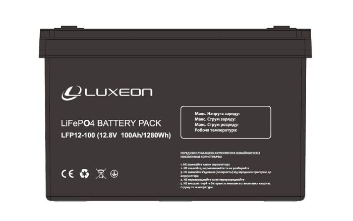 Аккумулятор LUXEON LFP 12-100 LiFePO4
