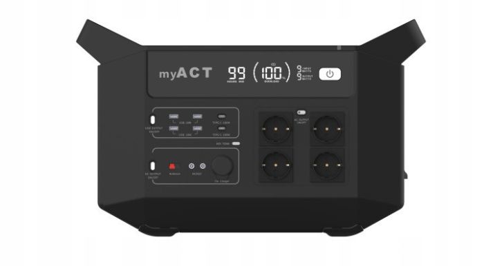 Зарядна станція myACT AP3000 3000Вт (2880 Wh)