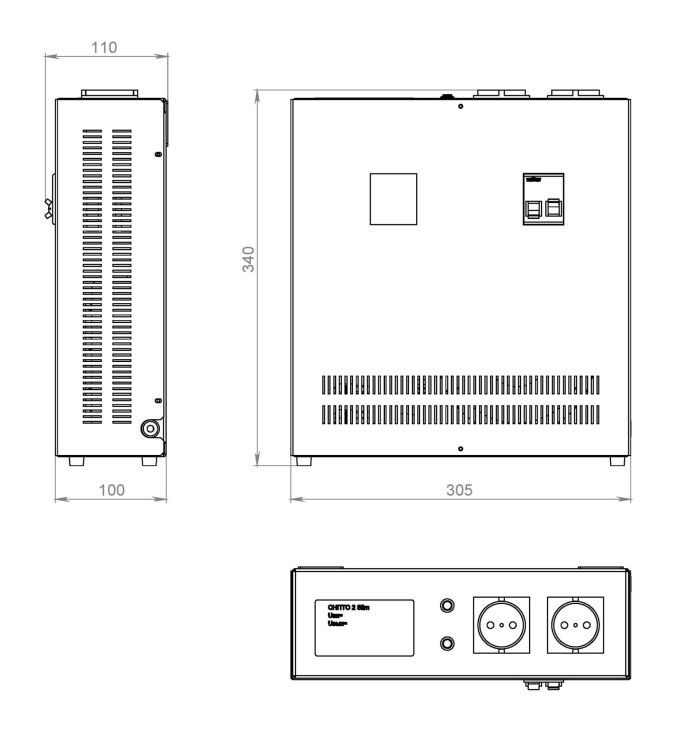 Стабилизатор напряжения инверторный Volter-2 Etalon