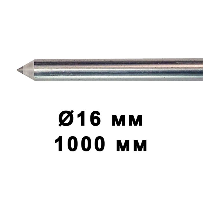 Стержень загострений з нержавіючої сталі NORX QUANT безмуфтовий (16 мм / 1000 мм)