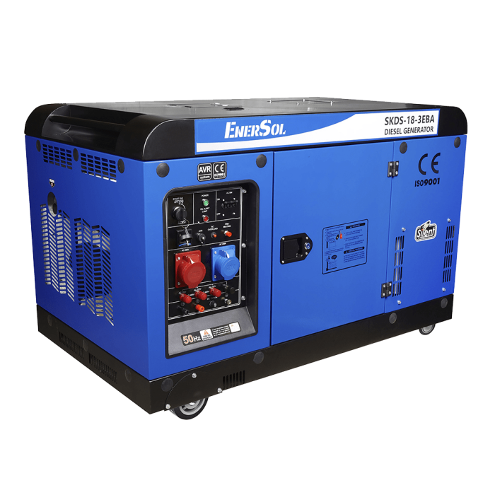 Генератор EnerSol SKDS-18-3EBA (дизель)