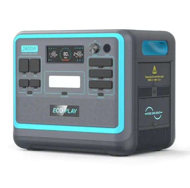 Портативная електростанция EcoPlay SYD2400 2400 Вт (2048Wh)