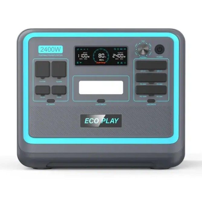 Портативная електростанция EcoPlay SYD2400 2400 Вт (2048Wh)